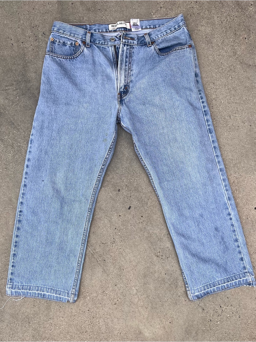 Levi's 505 Light Blue Straight Jeans